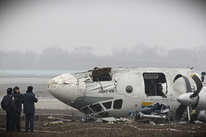 Под Донецком произошло крушение самолета с пассажирами на борту