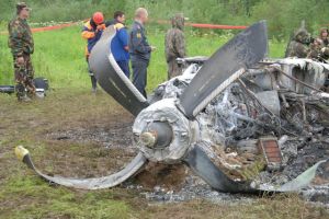 Крушение самодельного самолёта под Красноярском