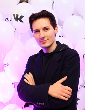 Павел Дуров - основатель социальной сети Вконтакте